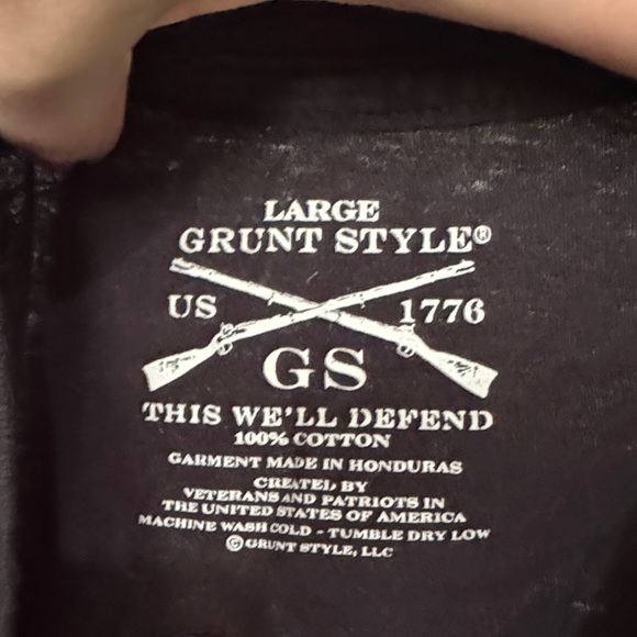 Grunt Style Black Tee with Vibrant Snake Design - Picture 4 of 6